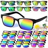 AILEHO Kids Sunglasses Bulk - Party Favors for Kids 4-8, 24 Pack Neon Sunglasses with UV400 Protection, Kids Sunglasses Party Favors, Goodie Bags Stuffers for Kids Pool Birthday Party Favors