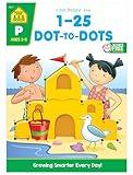 School Zone - Numbers 1-25 Dot-to-Dots Workbook - 32 Pages, Ages 3 to 5, Preschool to Kindergarten, Connect the Dots, Numerical Order, Counting, and More (School Zone Get Ready!™ Book Series)