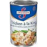 Swanson Canned Chicken a la King With White and Dark Chicken Meat, 10.5 OZ Can