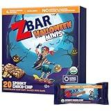 Zbar Halloween Minis Spooky Choco-Chip Organic Snack Bars, 20 Mini Bars