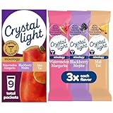 Crystal Light Mixology Variety Pack Powdered Drink Mix, 9 single serve packets per Box