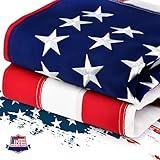 100% Made in USA American Flags 3x5 Ft Outside,American Flag Outdoor Heavy Duty,Us Flag 3x5 Longest Lasting Usa Flag, Built For Outdoor Use,(100% In Usa)