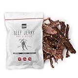 People's Choice Beef Jerky - Old Fashioned - Hot & Spicy - Healthy, Sugar Free, Zero Carb, Gluten Free, Keto Friendly, High Protein Meat Snack - Dry Texture - 1 Pound, 16 oz - 1 Bag