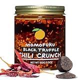 Momofuku Black Truffle Chili Crunch by David Chang, (5.5 Ounces), Chili Oil with Crunchy Garlic and Shallots, Spicy Chili Crisp with Real Truffle for Cooking as Sauce or Topping (Packaging May Vary)