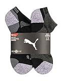 PUMA Men’s Repreve Athletic Sock, 12-pair (Black)