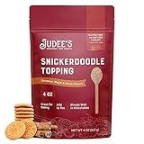 Judee's Snickerdoodle Topping - 4 oz - Delicious and 100% Gluten Free - Great for Baked Goods, Cookies, Milkshakes, and Dessert Toppings - Sweet and Savory