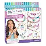 Make It Real: Celestial Stones Bracelets Kit - Create 8 Fashionable Bracelets, 4 Celestial Charms, 270 Pieces, Includes Play Tray, All-In-One, DIY Jewelry Kit, Tweens & Girls, Arts & Crafts, Ages 8+