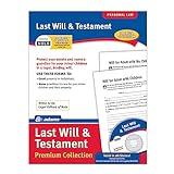 Adams Last Will and Testament, Forms and Instructions, Downloadable Product Details on Packaging, USA Only (LF235) 11x"8.5"x0.13"