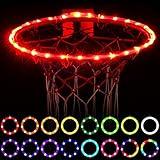 Waybelive LED Basketball Hoop Lights, Remote Control Basketball Rim LED Light, 16 Color Change by Yourself, Waterproof, Super Bright to Play at Night Outdoors, Good Gift for Kids