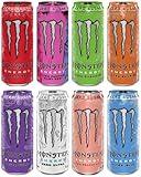 Monster Energy Sampler Pack, Super Energy Drink, 8 Flavor Variety Pack, 16 Ounce (8 Pack)