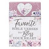 Favorite Bible Verses to Bless Your Heart, Inspirational Scripture Cards to Keep or Share (Boxes of Blessings)