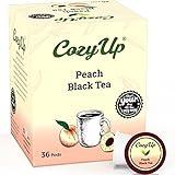 Cozy Up | Peach Black Tea Pods Compatible with Keurig K-Cup Brewers | 36-Count