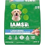 IAMS Proactive Health Large Breed Adult Dry Dog Food with Real Chicken, 30 lb. Bag