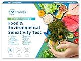 5Strands Food & Environmental Sensitivity Test for Adults & Children, 855 Items Tested, Kids Intolerance Testing Kit, at-Home Hair Analysis, Results in 5 Days