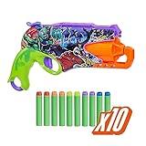 Nerf Teenage Mutant Ninja Turtles Blaster, 10 Elite Darts, Toy Foam Blasters, Ages 8 and Up