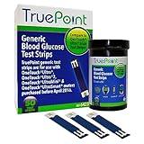 TruePoint Generic Test Strips 50 Count for Use with OneTouch Ultra, Ultra2, and UltraMini & UltraSmart meters ALL purchased BEFORE APRIL 2016