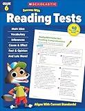 Scholastic Success with Reading Tests Grade 6 Workbook (Scholastic Success; Grade 6)