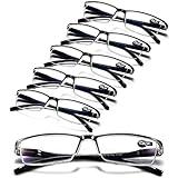 Gaoye 6 Pack Reading Glasses Men, Blue Light Blocking Readers, Mens Prescription glasses,3.5