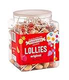 Smarties Lollies | Gluten Free, Peanut ,Fat Free Assorted Fruity Flavors, Low Calorie Perfect for Birthdays, Parties Made by US Candy Company Since 1949 - 34 oz 120 Count Lollipops