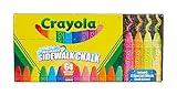 Crayola Ultimate Washable Chalk Collection (64ct), Bulk Sidewalk Chalk, Outdoor Chalk for Kids, Anti-Roll Sticks, School Supplies