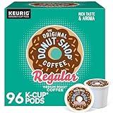 The Original Donut Shop Regular Keurig Single-Serve K-Cup Pods, Medium Roast Coffee, 96 Count (4 Packs of 24)