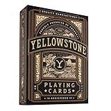 theory11 Yellowstone Premium Playing Cards, Poker Size Standard Index, Luxury Playing Cards