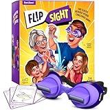 FlipSight Upside Down Goggles Challenge Family Game for Kids and Adults - Fun Kids Games for Boys & Girls 8-12 - Funny Game Night - Gifts for 9 Year Old Boy - Fun Stuff - Cool Family Board Games