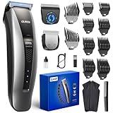 GLAKER Hair Clippers for Men - Cordless 2 in 1 Versatile Hair Trimmer with ABS Guards, 2 Detachable Blades & Turbo Motor, Professional Haircutting Kits for Blending & Fade Cuts