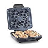 DASH Multi Mini Waffle Maker - Four 4” Waffle Molds, Nonstick Waffle Iron with Quick Heat-Up, Nonstick Surface - Perfect Mini Waffle Maker for Kids and Families, Just Add Batter