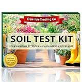 Soil Test Kit -140 Test- 2024 Updated- Testing PH Ammonia Nitrogen Phosphorus and Potassium - Tester for Your Vegetable Garden Lawn and Soil