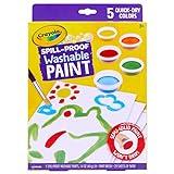 Crayola Spill Proof Paint Set, Washable Paint for Kids, Ages 3, 4, 5, 6