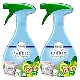 Febreze Odor-Fighting Fabric Refresher with Gain, Original, 16.9 fl oz, Pack of 2