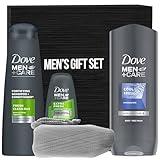 Men+Care Men's Gift Set, 4 Piece Set Includes Men Body and Face Wash Extra Fresh, Deodorant Extra Fresh, Shampoo Fresh and Clean with Bonus Soap Saver, in Mens Gift Box