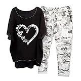 overstock deals in outlet for prime Womens Plus Size 2 Piece Travel Outfits 2024 Loose Cotton Linen Lounge Sets Summer Casual Jogger Sets Pants Suit travel outfits for women Black 2X