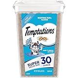 Temptations Classic Crunchy and Soft Cat Treats Tempting Tuna Flavor, 30 oz. Tub