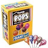 Tootsie Pops Giant Candy - Original Fruity Lollipop with Chocolatey Center - Over 3.5 Pound Bag of Assorted Pops - Five Classic Flavors - Peanut Free, Gluten Free, 72 Count