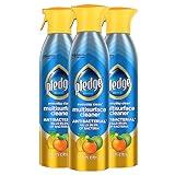 Pledge Everyday Clean Multi Surface Cleaner & Antibacterial Spray Aerosol, Works on Wood, Granite, and More, Fresh Citrus, 9.7 oz (Pack of 3)