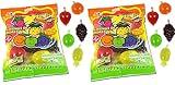 Din Don Fruity's JU-C Jelly Fruit Snacks Pack of 2