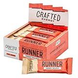 CRAFTED Functional Energy Bar - Sports Specific Quick & Sustained Energy | Natural Clean Label Ingredients to Support Energy, Fight Muscle Soreness, & Help You Work Harder & Recover Faster | Plant Based, Easy to Digest, Clean Ingredient Energy Bars | Pack of 12 52g Bars (Runner (Cherry Walnut))