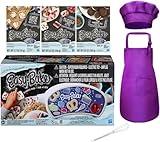 Easy to Bake Ultimate Oven Baking Bundle (Oven + 3 Mixes + Purple Apron, Chefs Hat & Whisk) for Kids 8yrs and Up