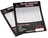 25 Wine Tasting Scorecard Tasting Mats. Heavy Cardstock. Wine Tasting Party Supplies For Your Party. Perfect For Blind Tasting Parties, our Tasting Note Sheets Are Perfect For Any Party Theme