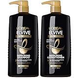 L'Oreal Paris Elvive Total Repair 5 Repairing Shampoo and Conditioner for Damaged Hair, 28 Ounce (Set of 2)