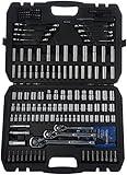 Amazon Basics Mechanic's Tool Socket Set With Case, 201-Piece