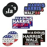 10 Packs Kamala Harris for President Sticker, Harris Walz 2024 Stickers,Kamala Harris Bumper Sticker,We are Not Going Back