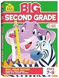 School Zone - Big Second Grade Workbook - 320 Pages, Ages 7 to 8, 2nd Grade, Word Problems, Reading Comprehension, Phonics, Math, Science, and More (School Zone Big Workbook Series)