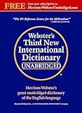 Webster's Third New International Dictionary, Unabridged