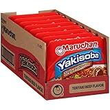 Maruchan Yakisoba Teriyaki Beef, Japanese Instant Ramen Noodles, 4.04 Oz, 8 Count