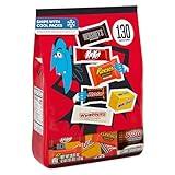 Hershey Miniatures Assorted Flavored, Halloween Candy Bulk Bag, 39.51 oz (130 Pieces)