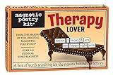 Magnetic Poetry Therapy Lover Kit – Therapy Words for Refrigerator - Write Poems and Letters on The Fridge - Made in The USA