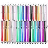 Briout Stylus Pens for Touch Screens, 36 Pack Capacitive Touch Screen Stylus, High Precision Stylus Compatible with All Universal Touch Screen Devices (12 Multicolor)